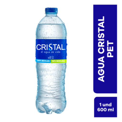Agua Botella Cristal 600 ml