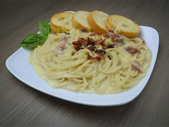 Pasta queso azul y serrano